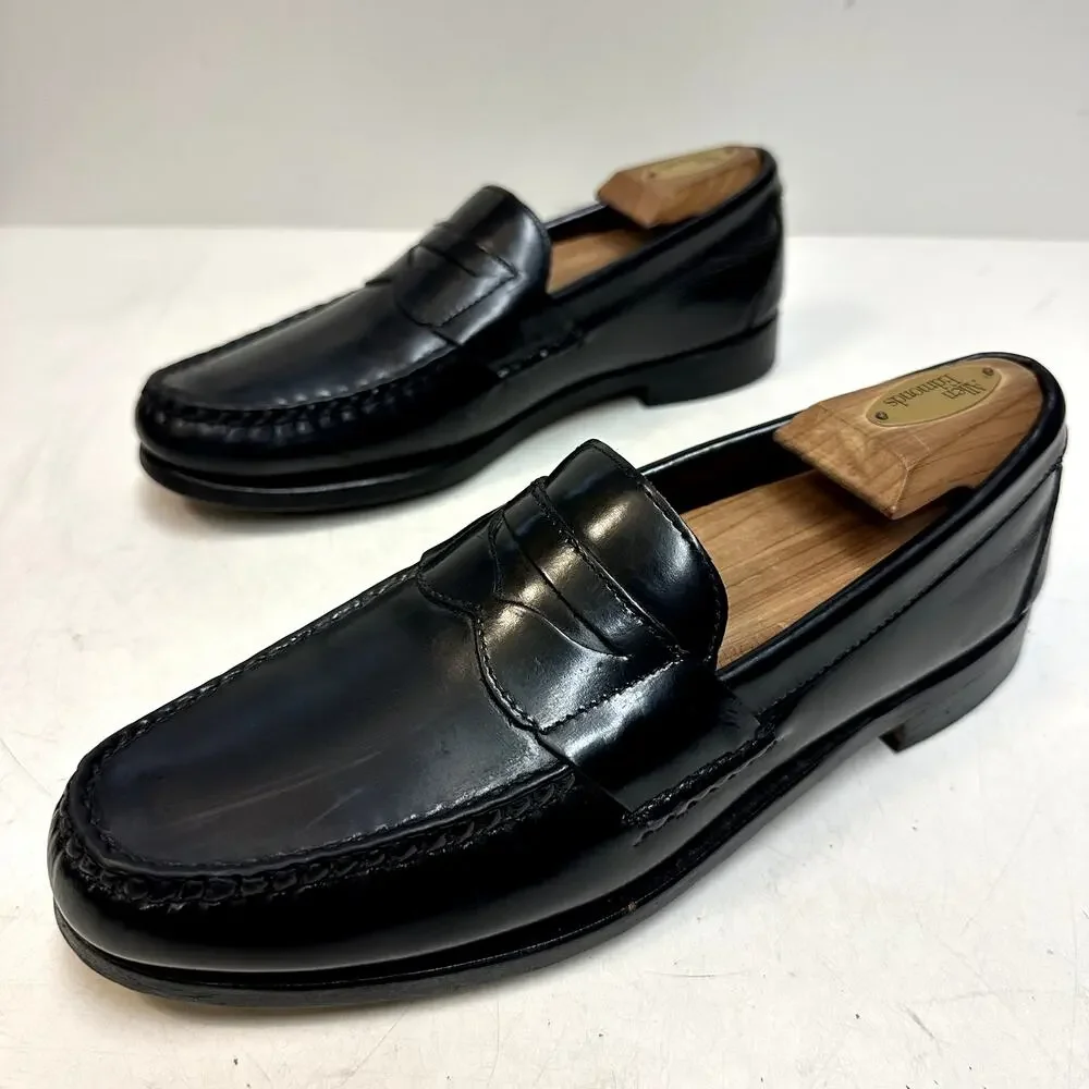 VGUC Rancourt x Allen Edmonds Walden Pinch Penny Loafer Made in Maine USA 8 D